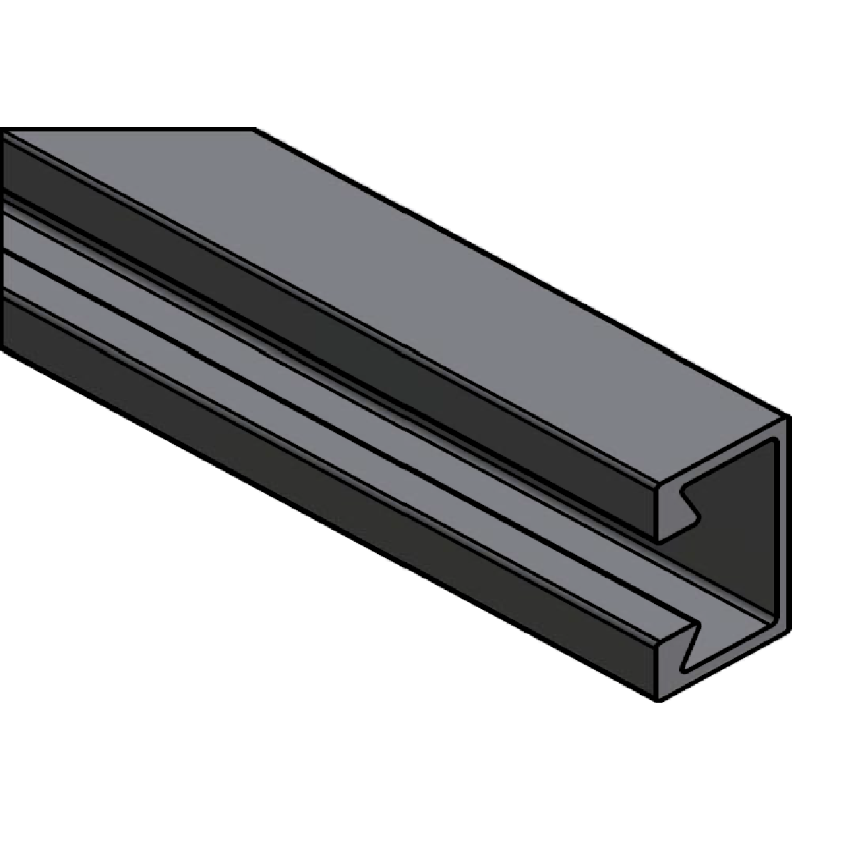 Profil 72/48 warmgewalzt - 1.000 mm - ungelocht - WB