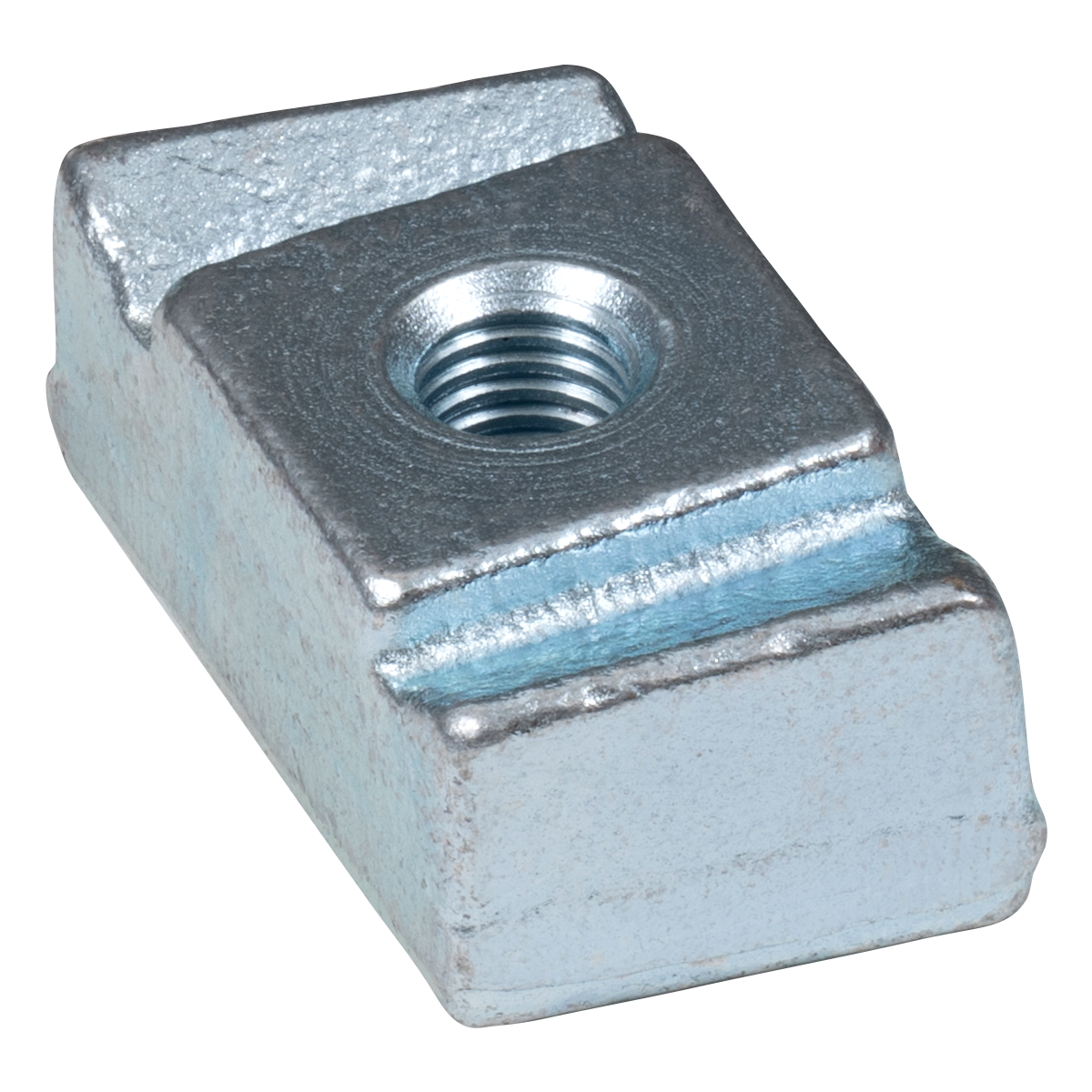 Hakenkopf Gewindeplatte 72/48 - M12 - ZN