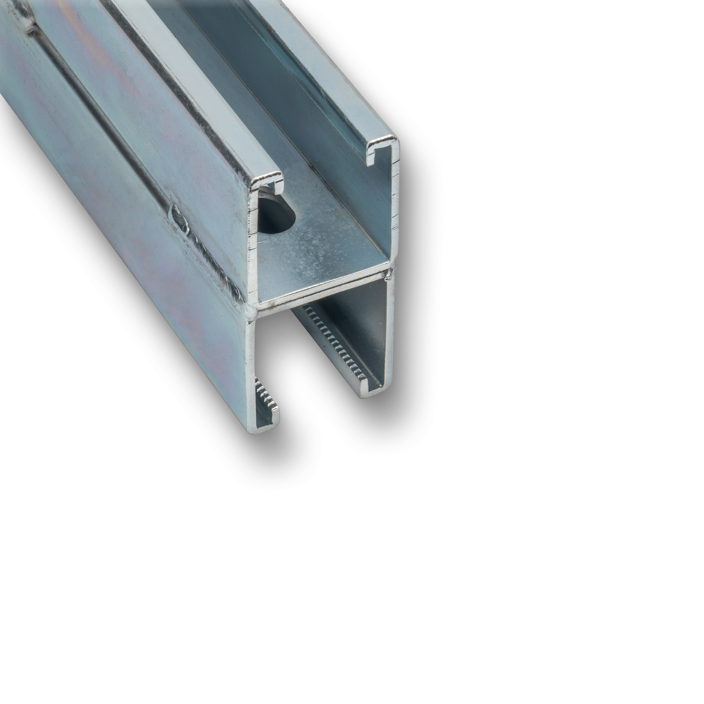 Double profile 41/41 - 1,000 mm - perforated - WB